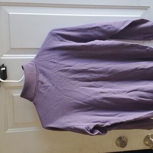 Katherine Bishop purple long sleeve turtle neck women's size med